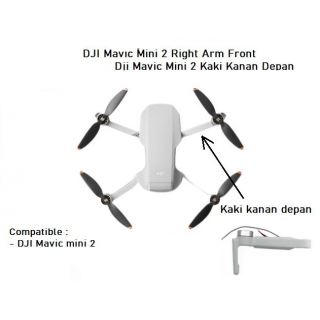 DJI Mavic Mini 2 Right Arm Front - Dji Mavic Mini 2 Kaki Kanan Depan